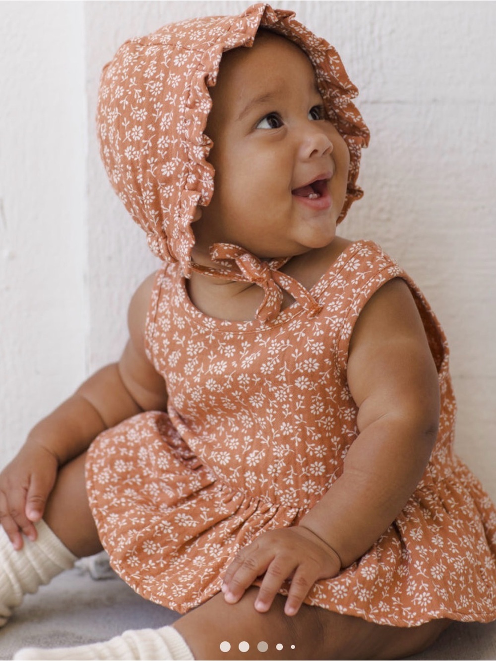 Quincy Mae Sleeveless Peplum Set Poppy Floral - 3-6M